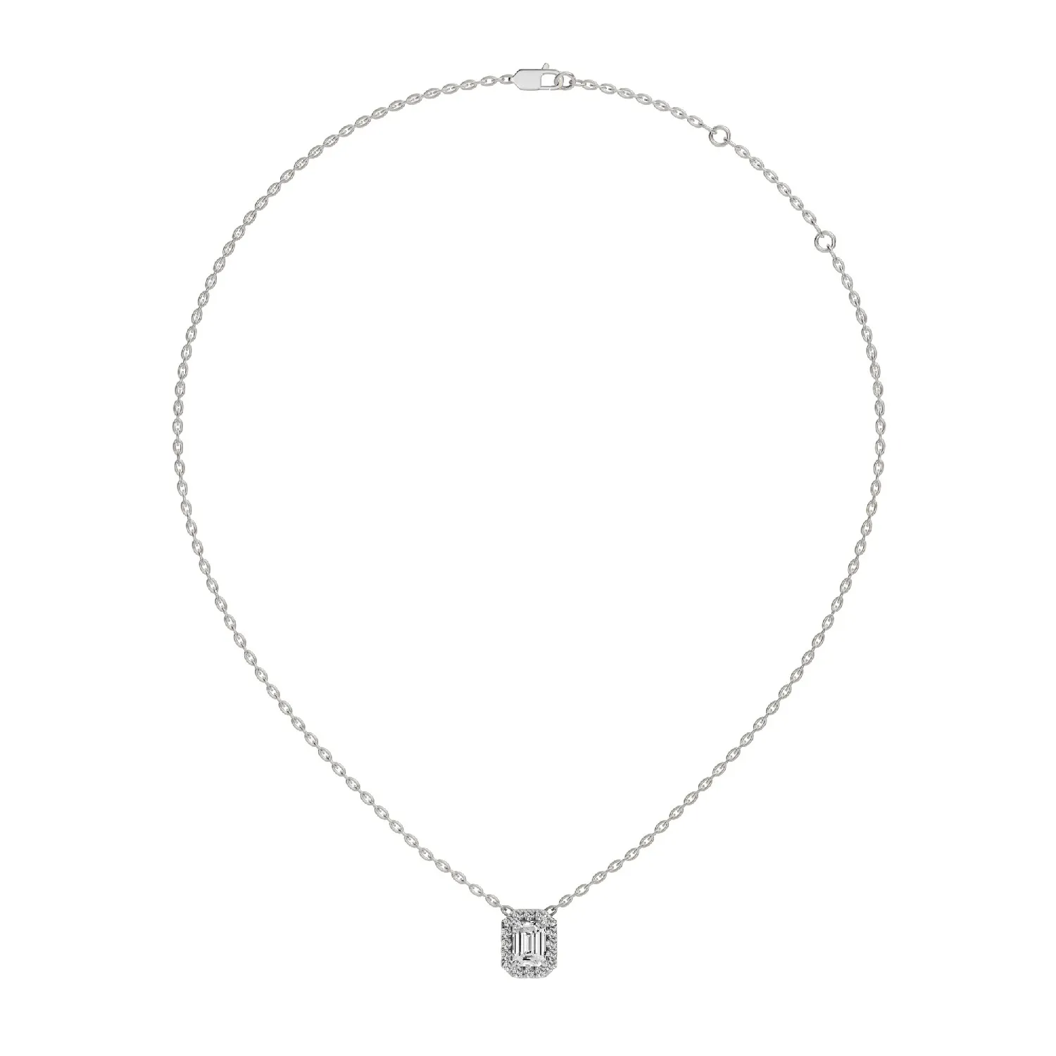 Emrald Pendant - 6X4.5 MM-FINAL-01White-_view2