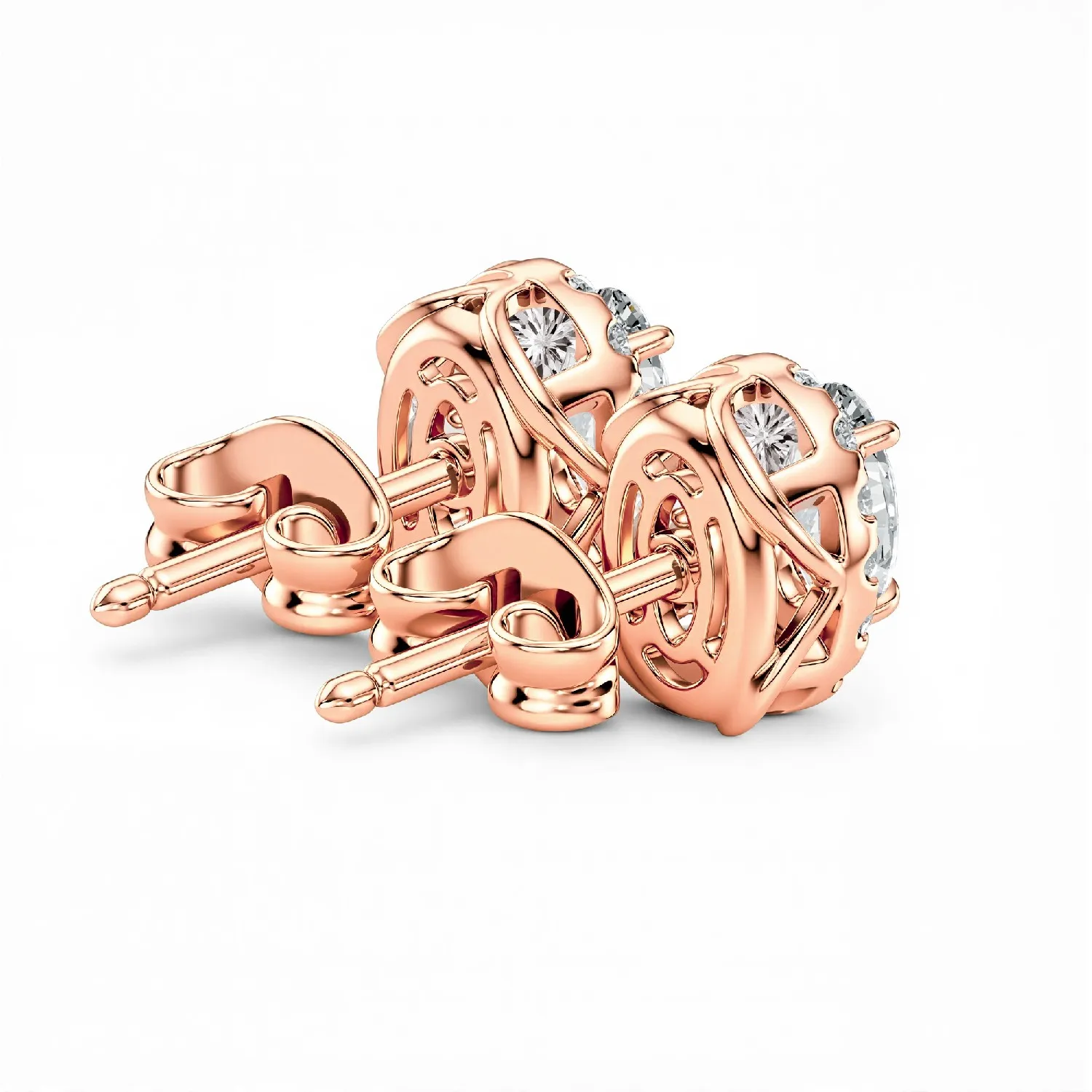 Oval Earring - 5x3 MM-FINAL-01Rose-_view5