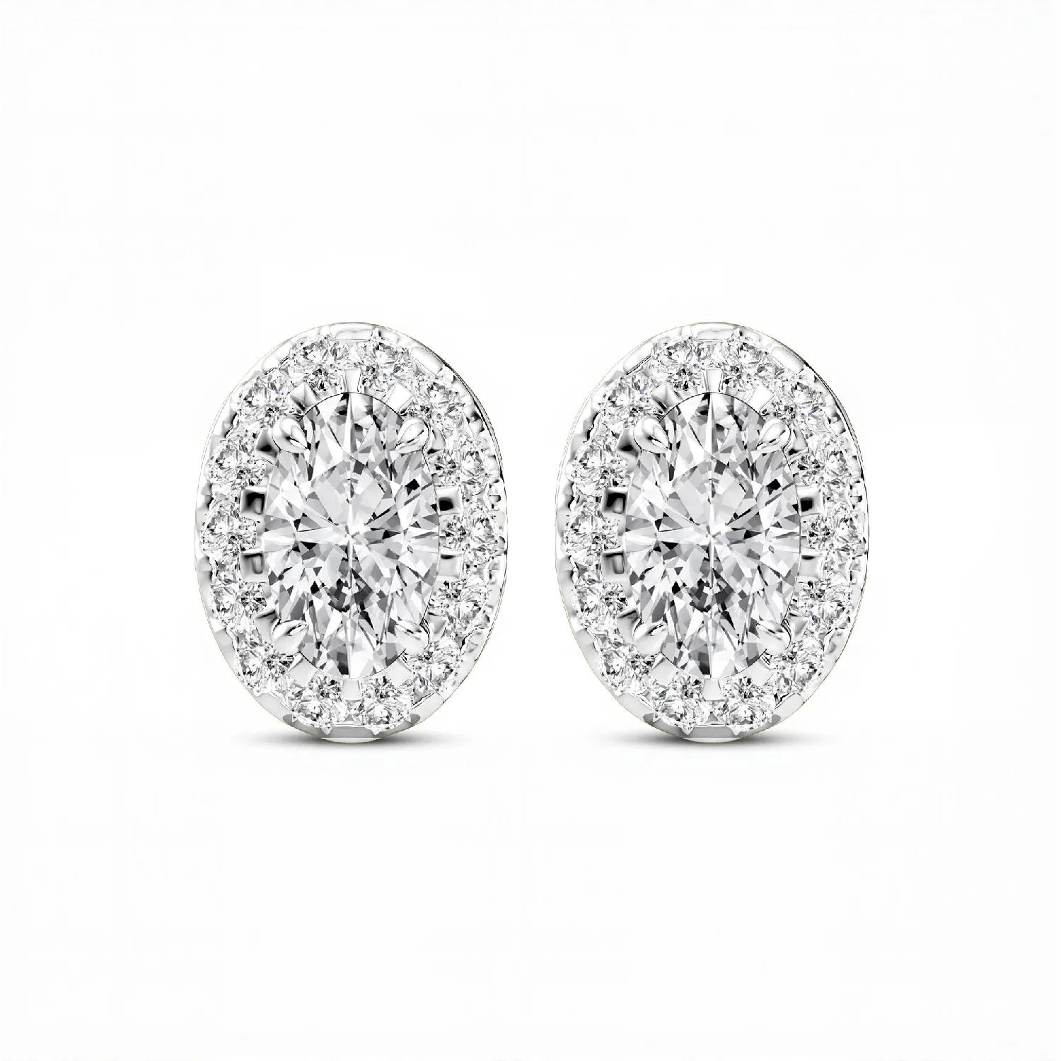 Oval Earring - 5x3 MM-FINAL-01White-_view2