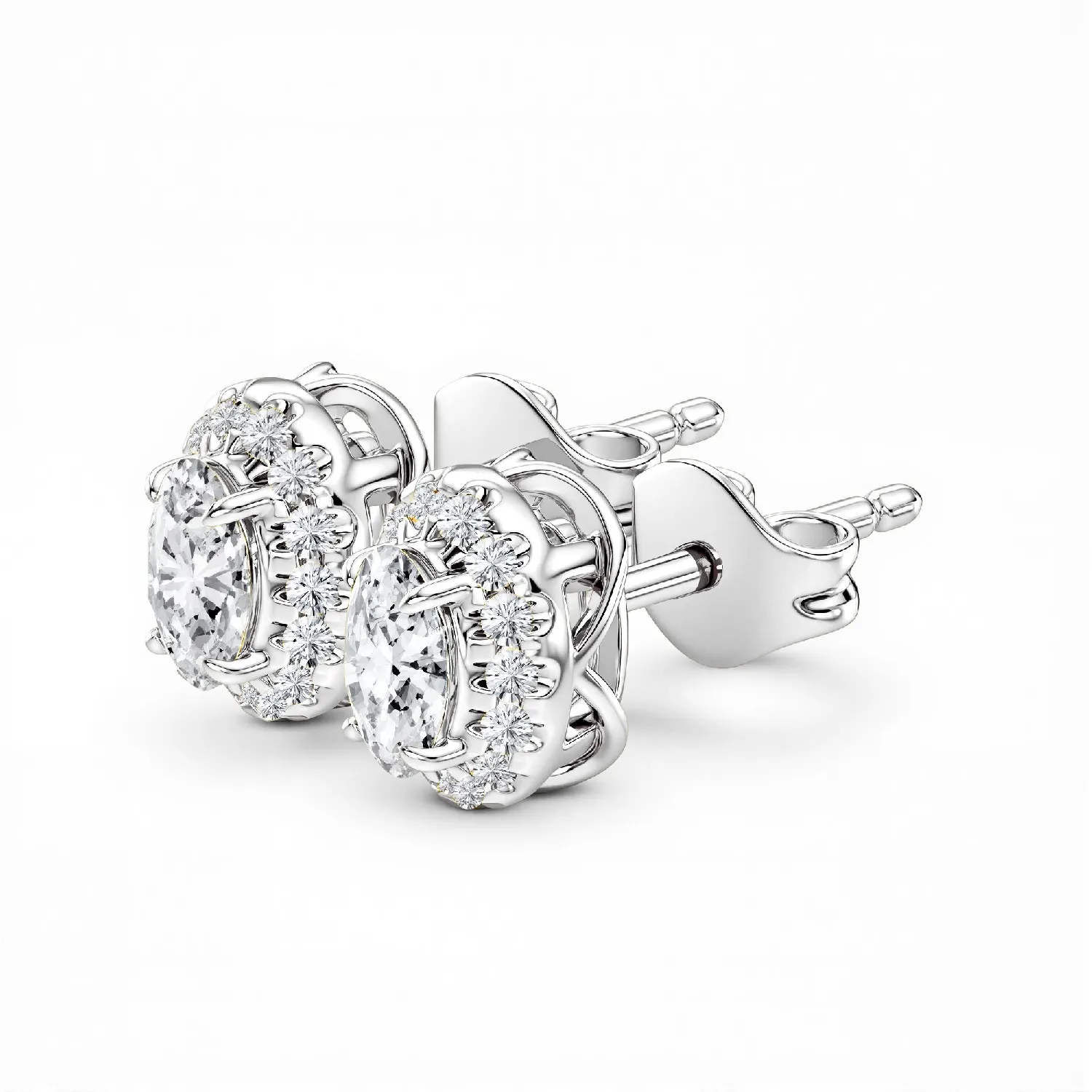 Oval Earring - 5x3 MM-FINAL-01White-_view3