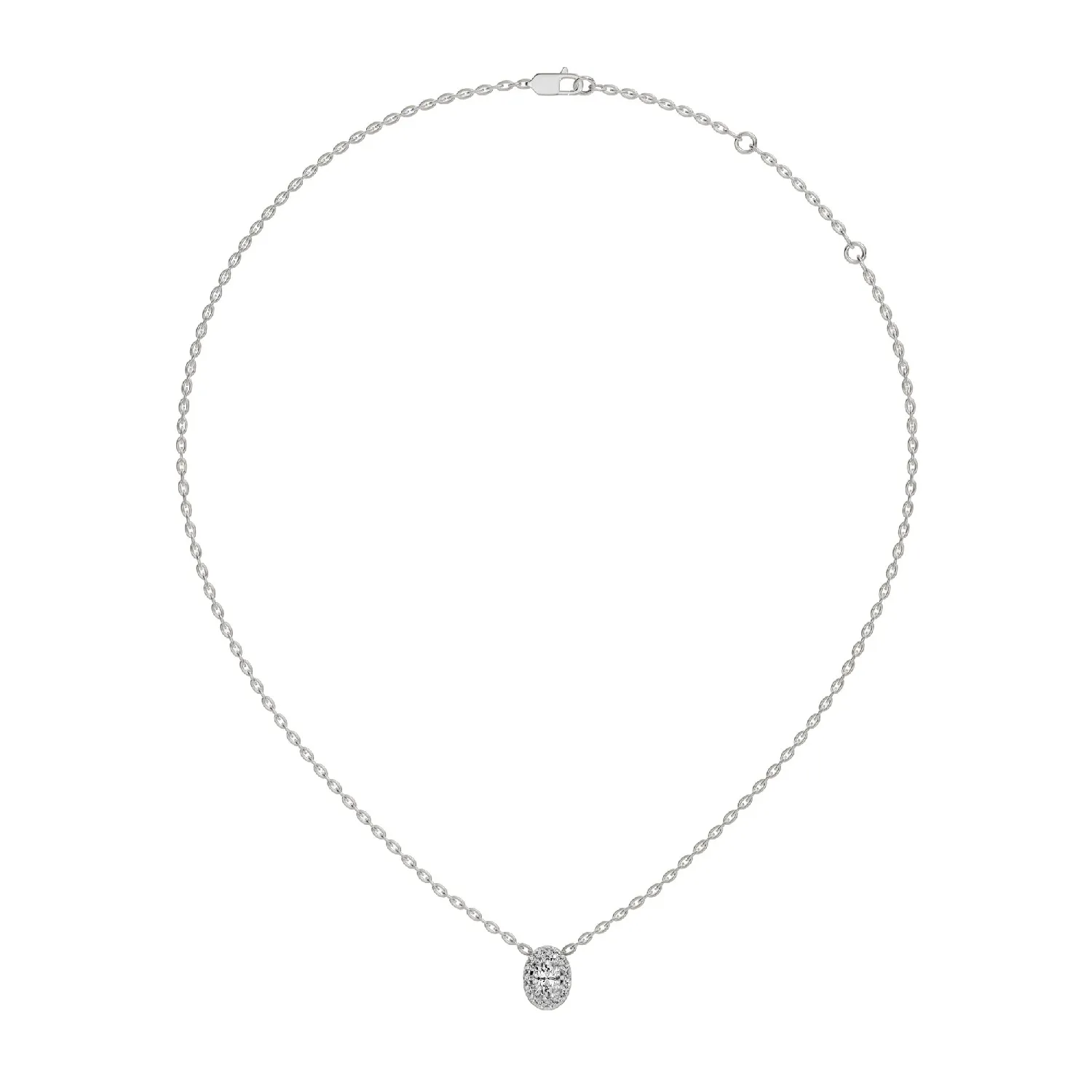 Oval Pendant - 5x3 MM-FINAL-01White-_view2